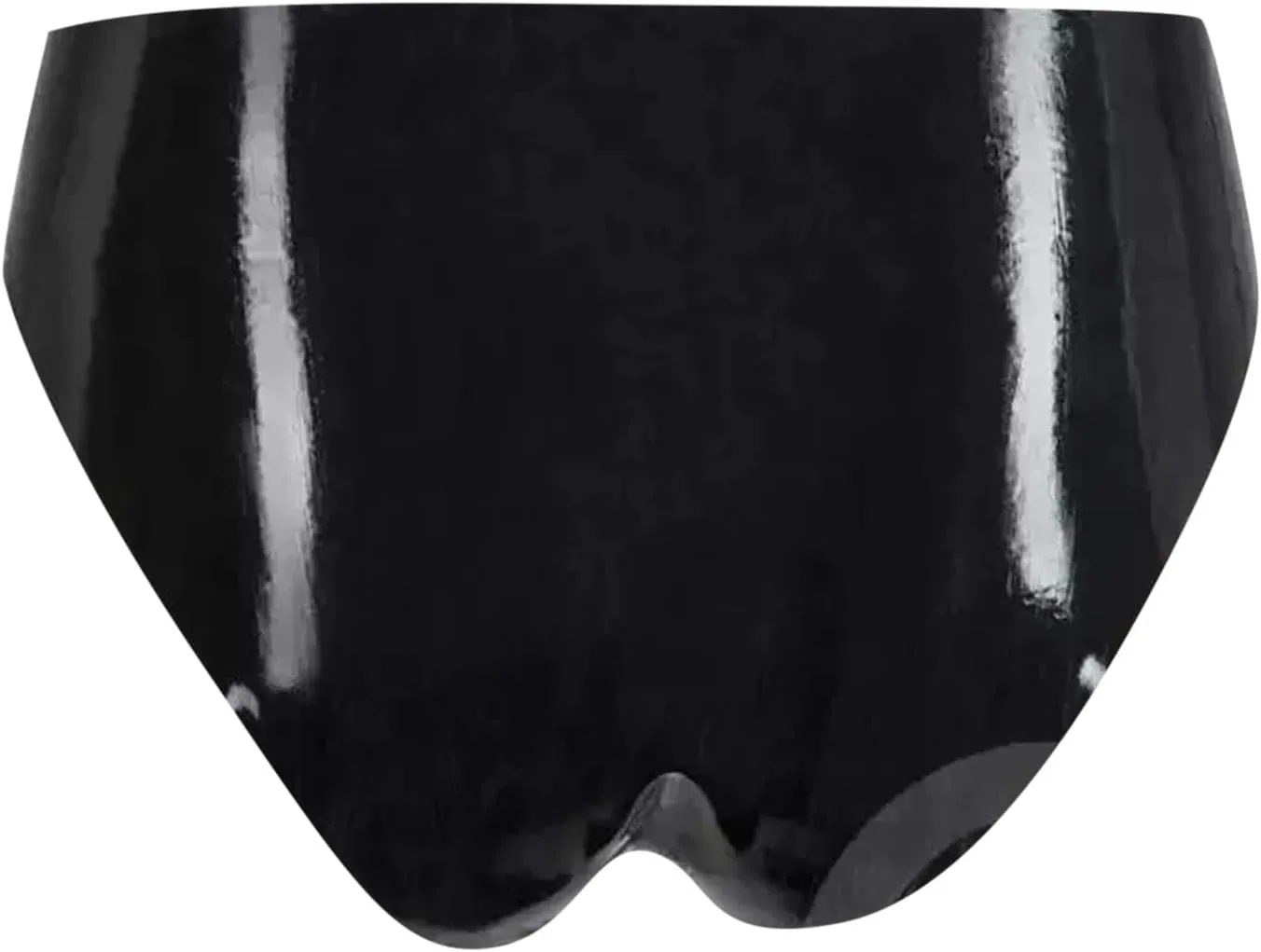 Jockstraps for Men Leather Low Rise Open Front Briefs Cut Out Wetlook Erotic Stretchy Lingerie Underpants Underwear