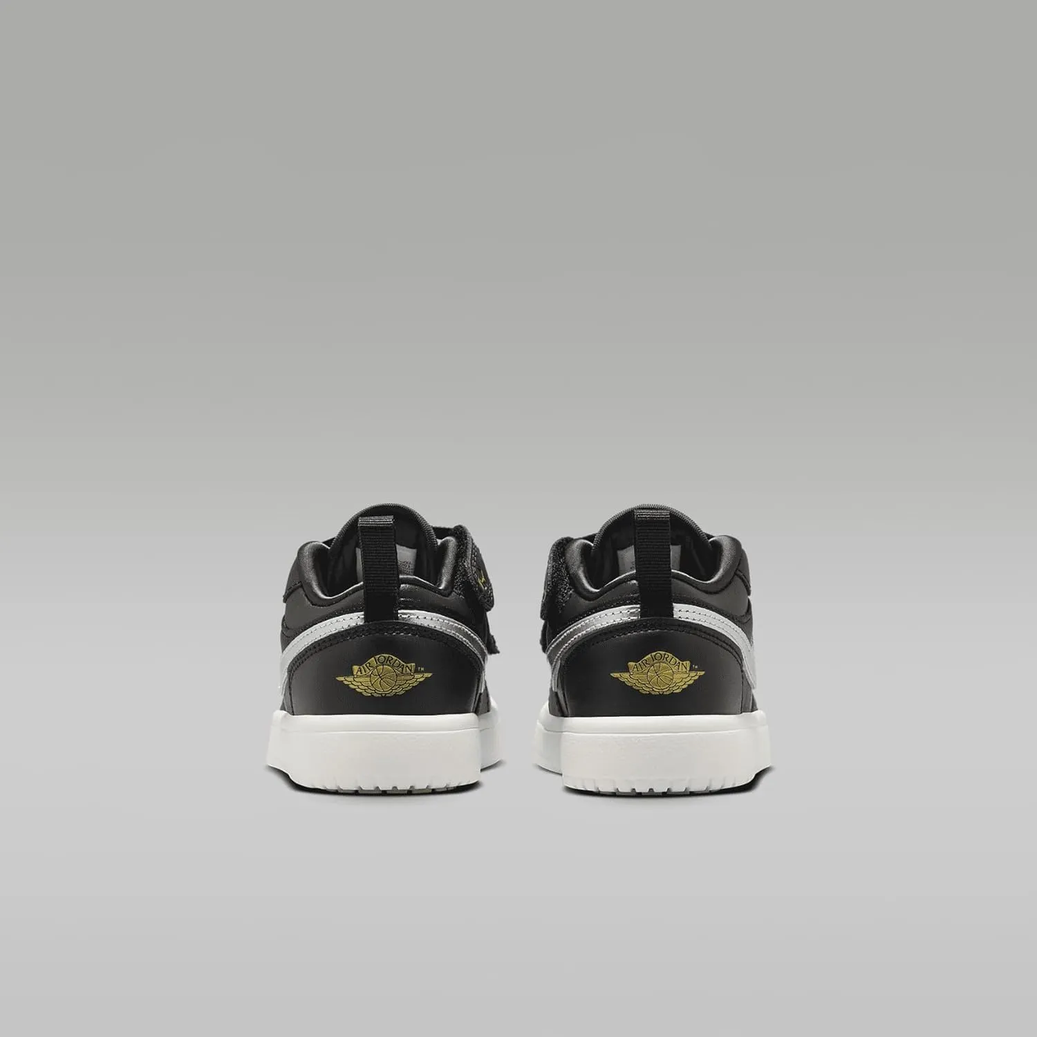 Jordan 1 Low Alt SE Little Kids' Shoes (FZ3920-001, Black/Sail/Metallic Gold/Metallic Silver)