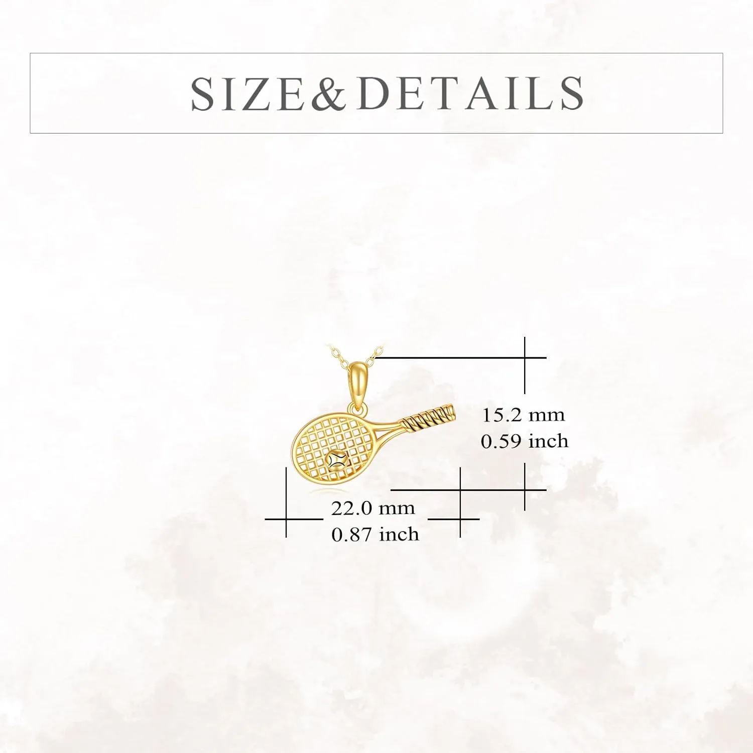 KECHO 14K Solid Gold Sport Necklace Pendant Real Gold Jewelry Gifts for Women Men Sport Lover