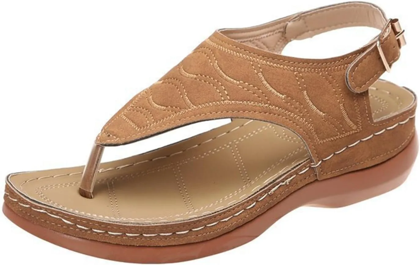 Ladmiple Orthotic Sandals For Women With Arch Support Orthopedic Flip Flops Soft Dressy Summer Beach Shoes Comfortable Slides