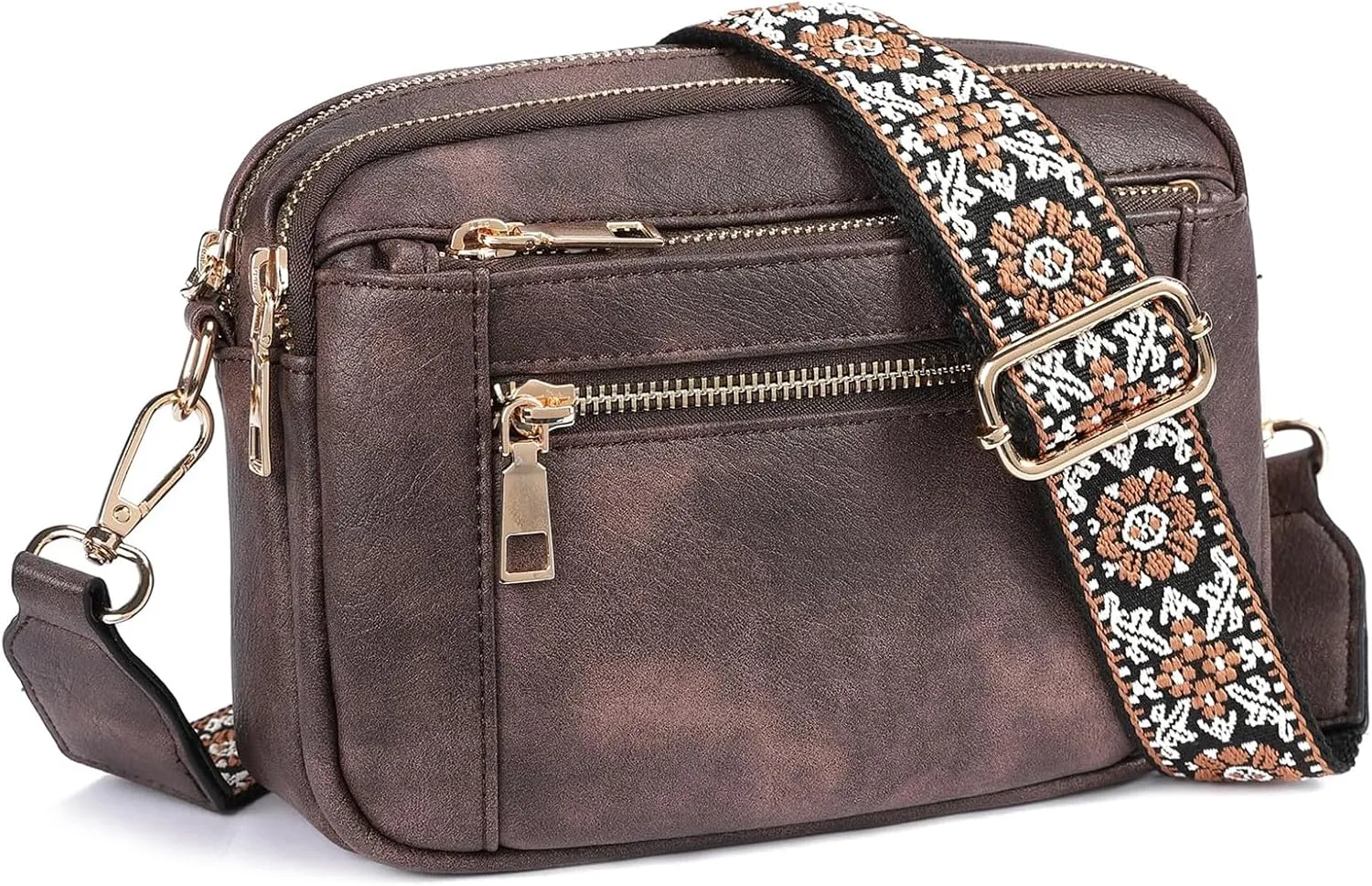 Langrents Crossbody Bag, Cross Body Bag for Woman, Langrents Purses, Lang Rents Multi Pocket Shoulder Bag