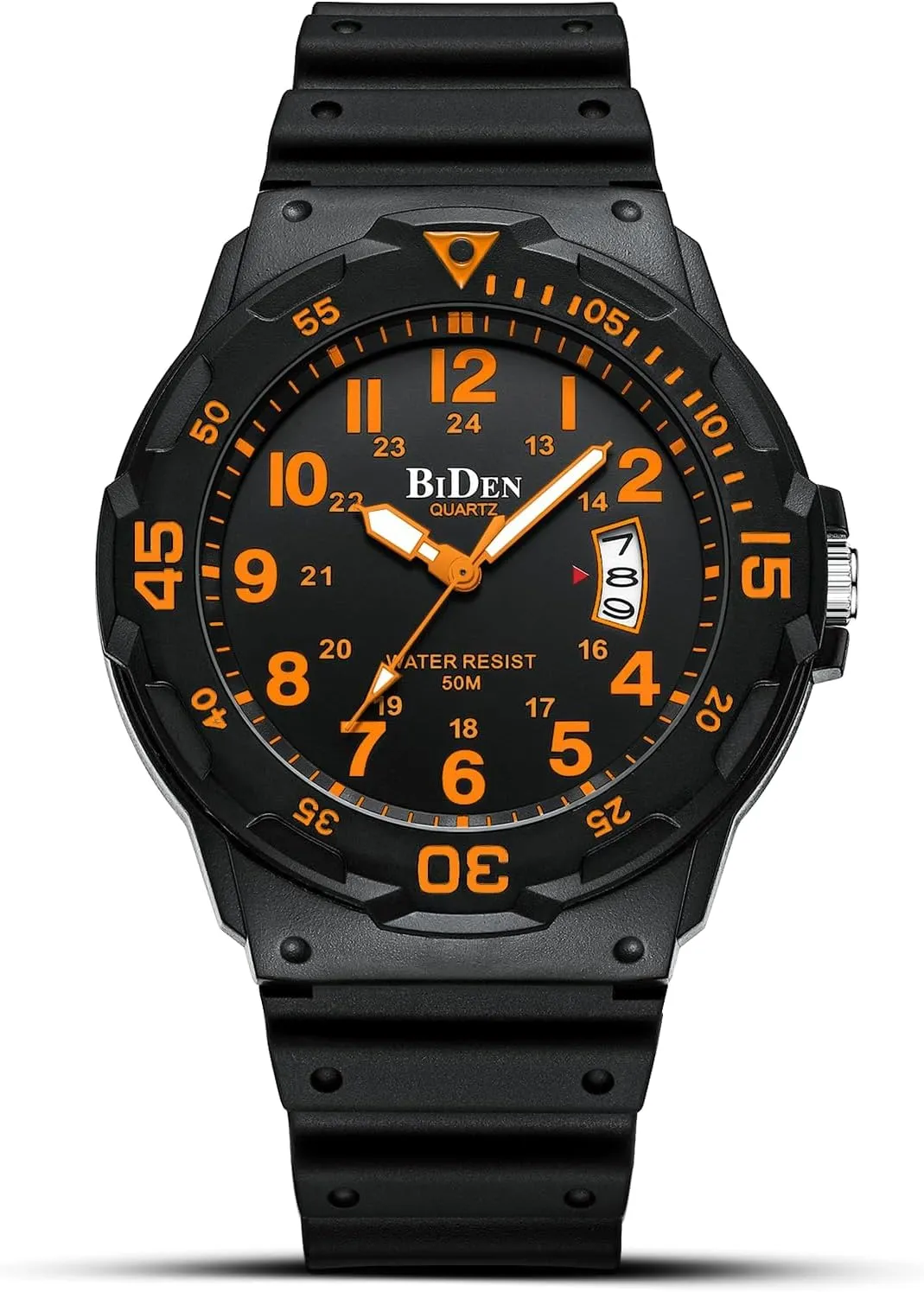 LN LENQIN Mens Watches Stainless Steel Waterproof Analog Quartz Watch for Men with Date Luminous Fashion Wristwatch