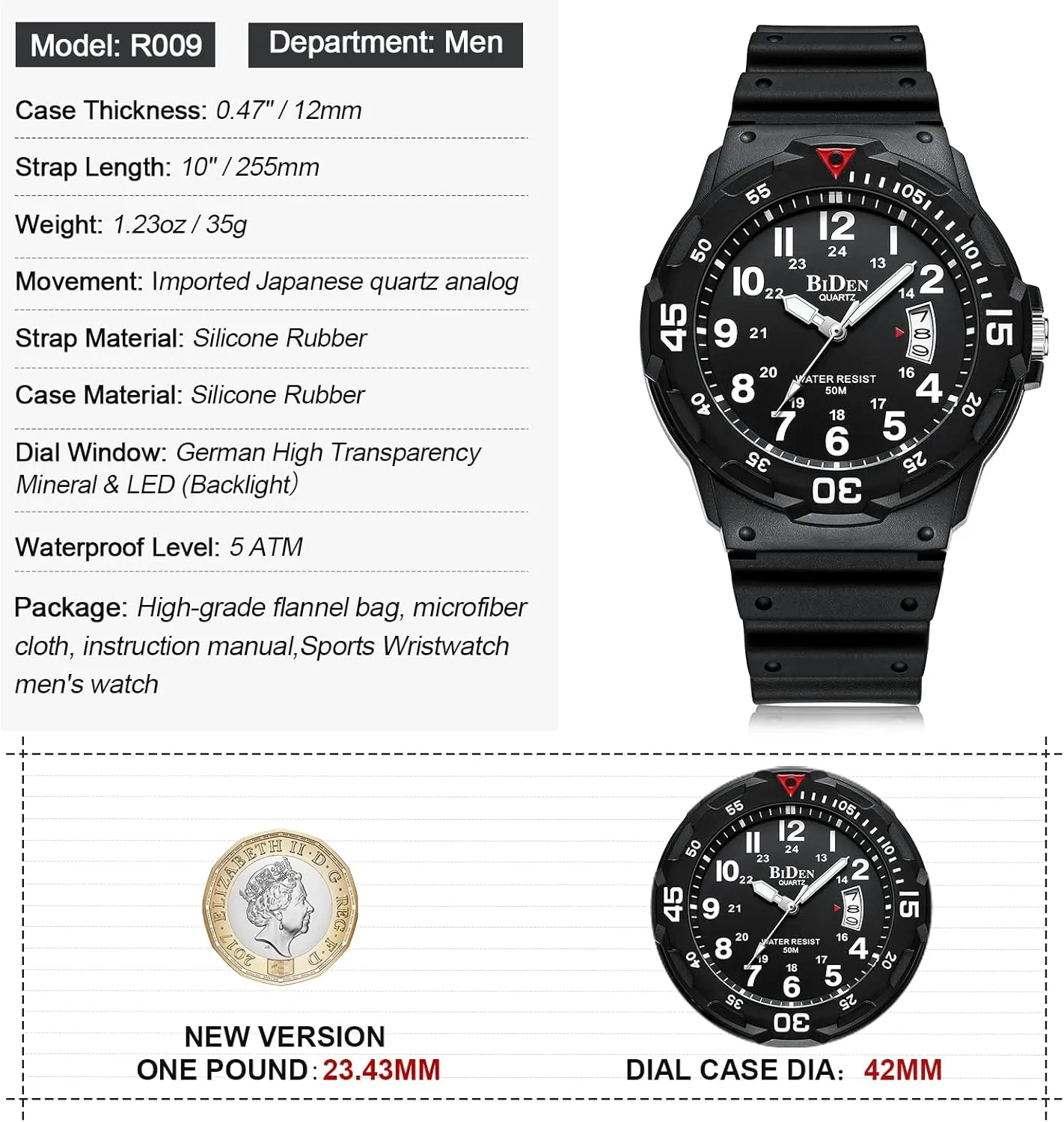 LN LENQIN Mens Watches Stainless Steel Waterproof Analog Quartz Watch for Men with Date Luminous Fashion Wristwatch