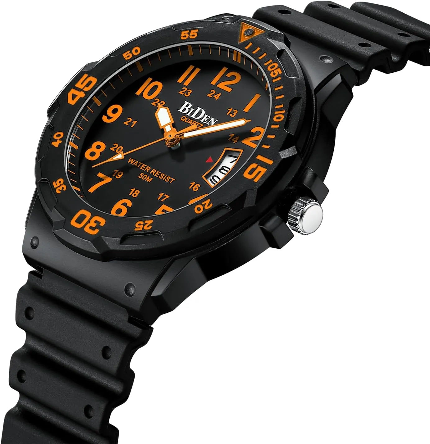 LN LENQIN Mens Watches Stainless Steel Waterproof Analog Quartz Watch for Men with Date Luminous Fashion Wristwatch