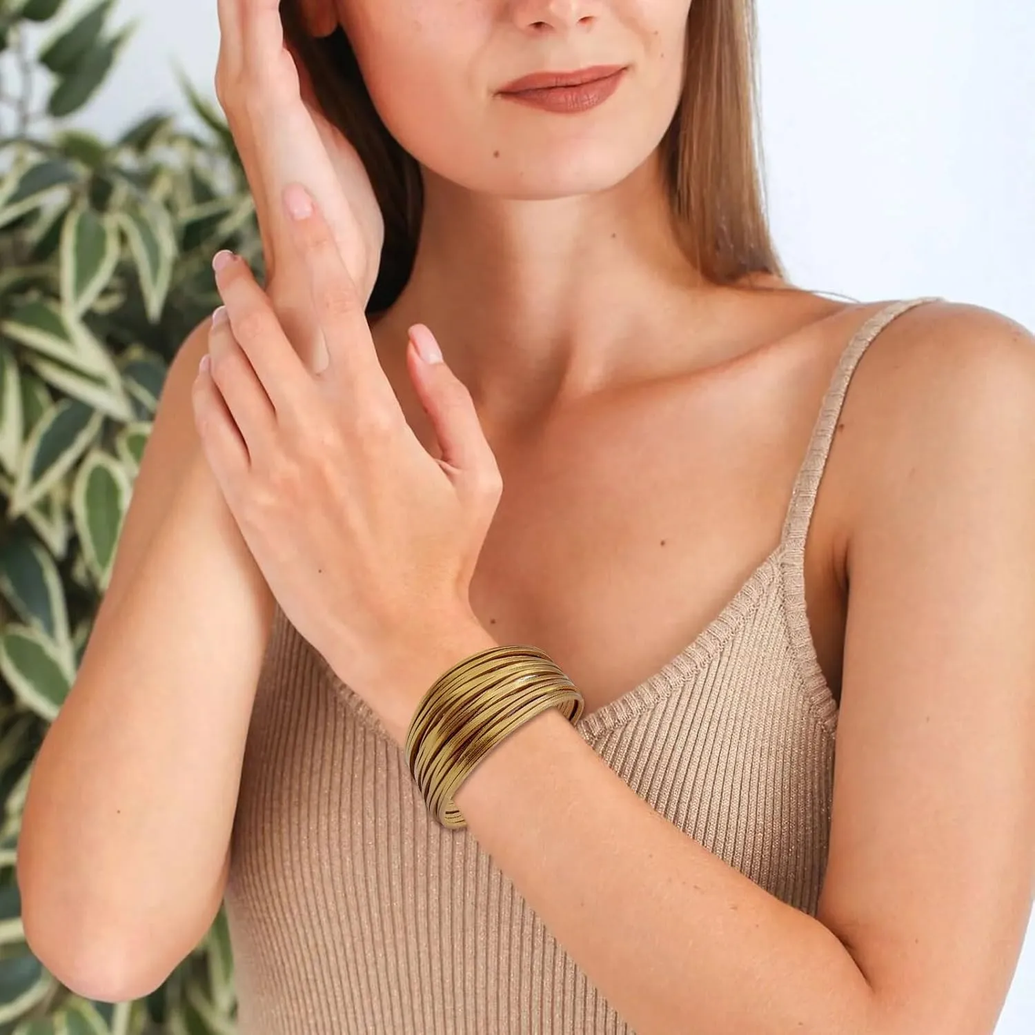 Long tiantian Boho Leather Wrap Bracelets for Women Country Concert Outfits Leather Bracelet Western Dress Accessories for Women Trendy 2025