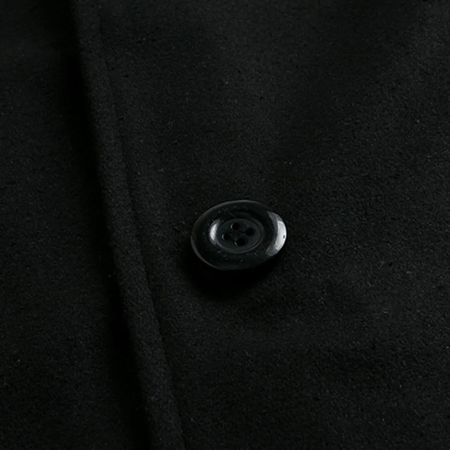 Lu's Chic Men's Slim Fit Pea Coat Thick Overcoats Warm Trench Coats Single Breasted Outerwear Casual Business Dress Coat