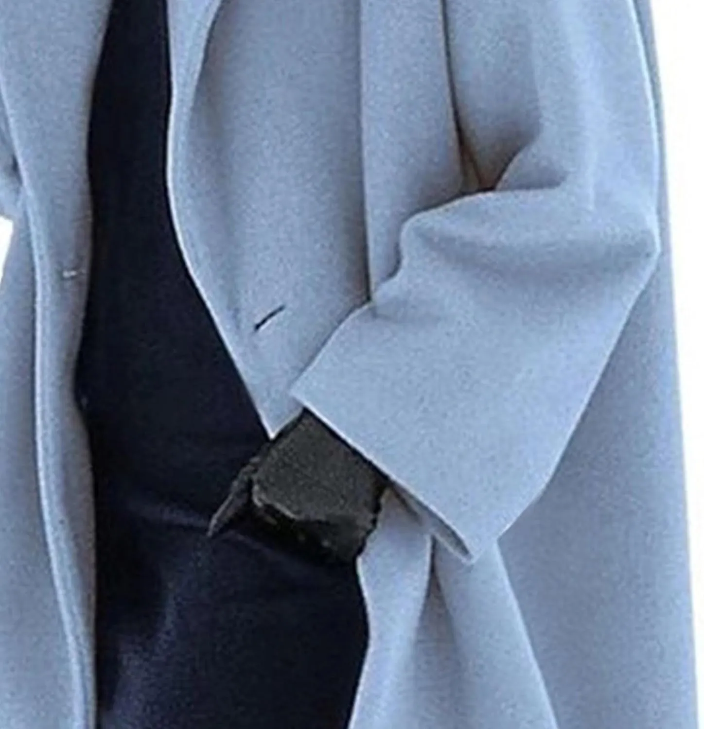 Maiyifu-GJ Womens Wool Blend Coat Single Breasted Trench Jackets with Hood Winter Casual Shawl Collar Overcoat Outerwear