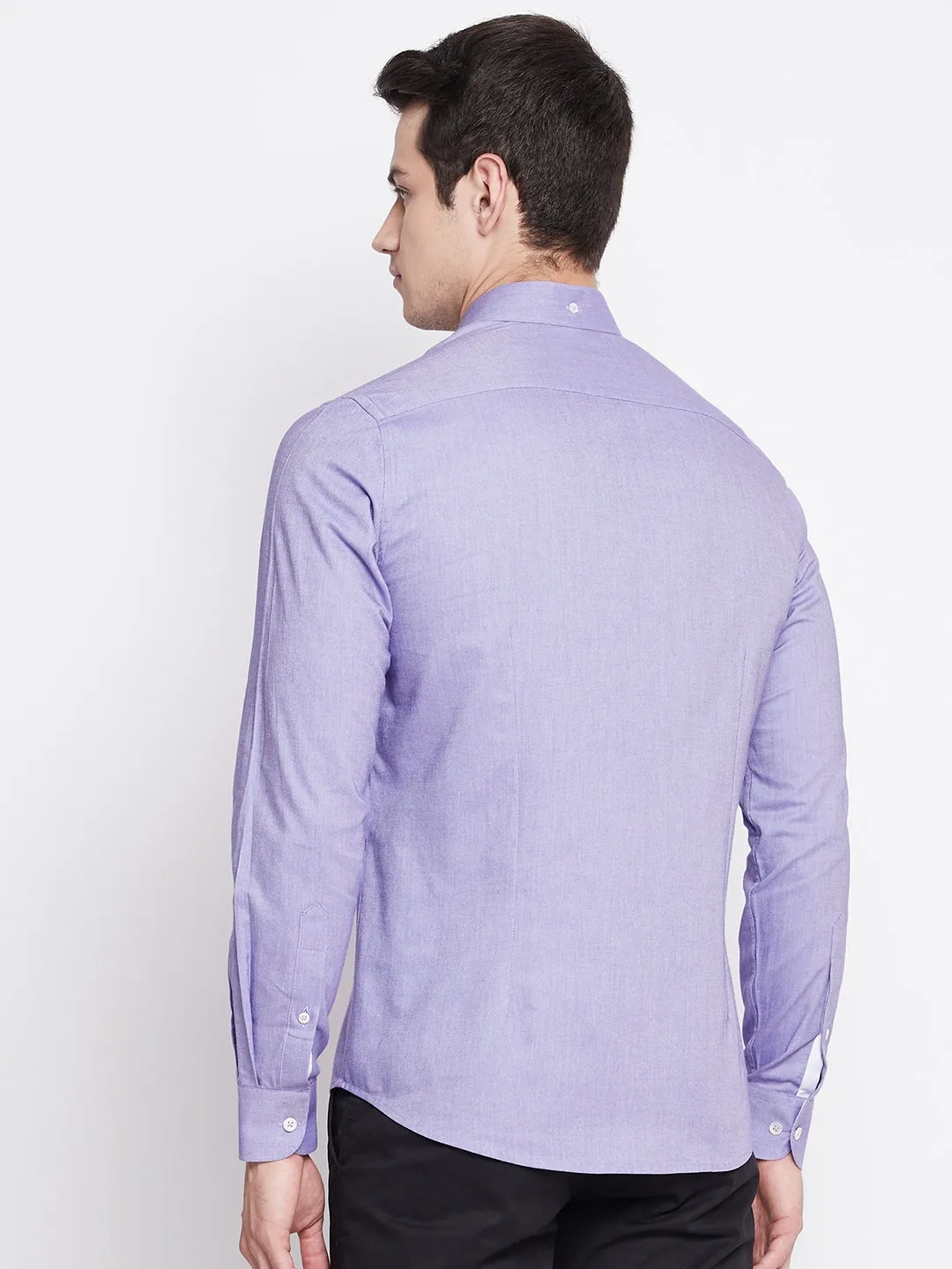 Medium Purple Oxford Cotton Shirt