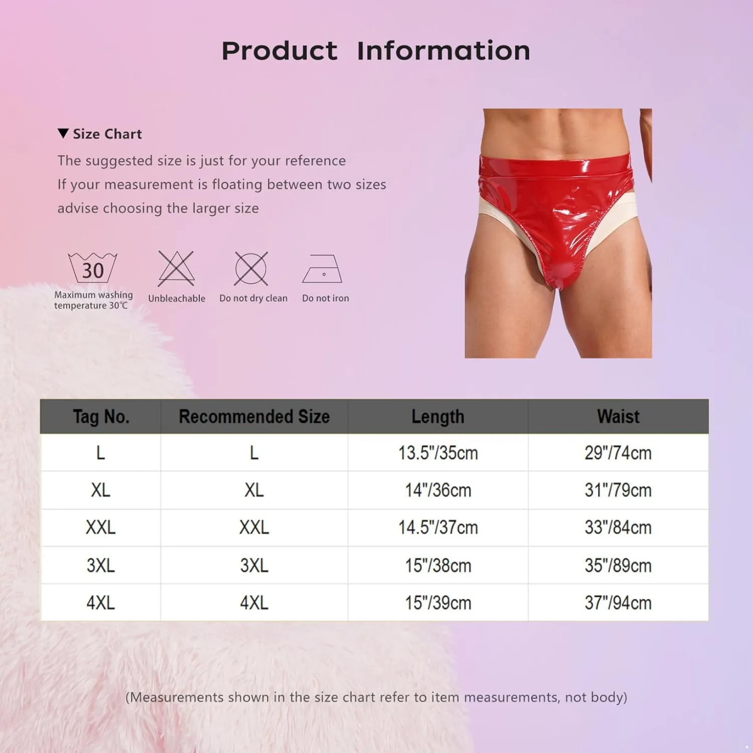 Mens Adjustable Buckle Belted Underwear Faux Leather High Waisted Booty Shorts Brief Style Bottoms