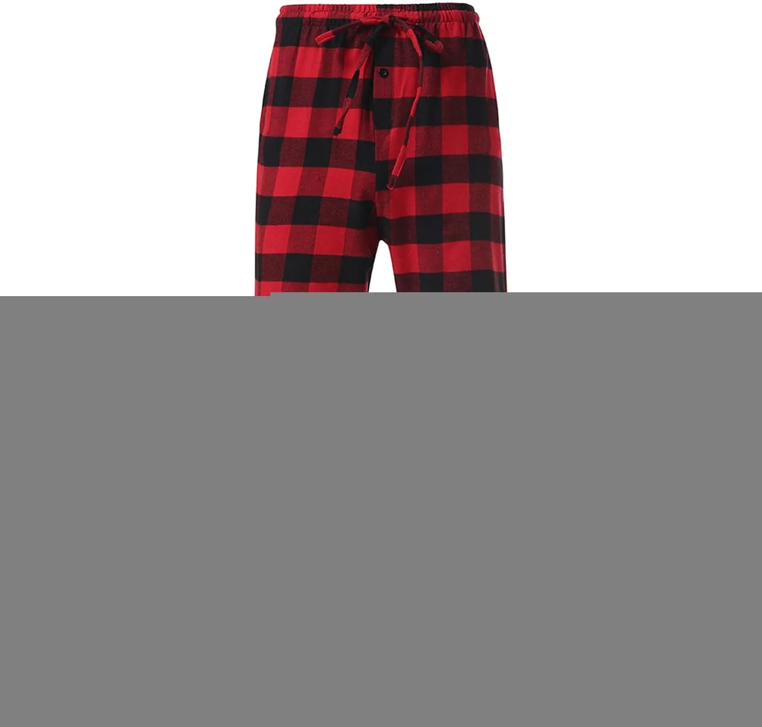 Mens Buffalo Plaid Pajama Pants with Pockets Soft Comfy PJs Bottoms Sleep Loungewear