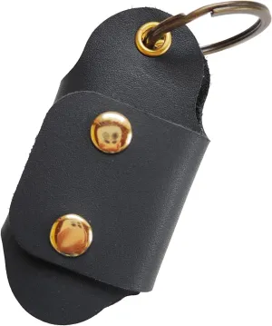 Men's Leather Key Holder - Minimalist Key Organizer and Handmade Leather Keychain, Compact Design to Keep Keys from Jingling