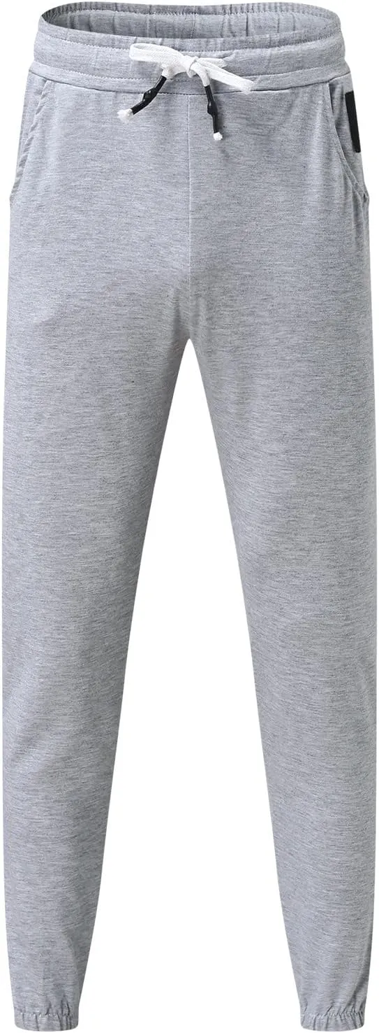 Mens Workout Cargo Sweatpants Sports Trousers Stretch Elastic Waist Gym Running Pants Cargo Hiking Pants Lightweight