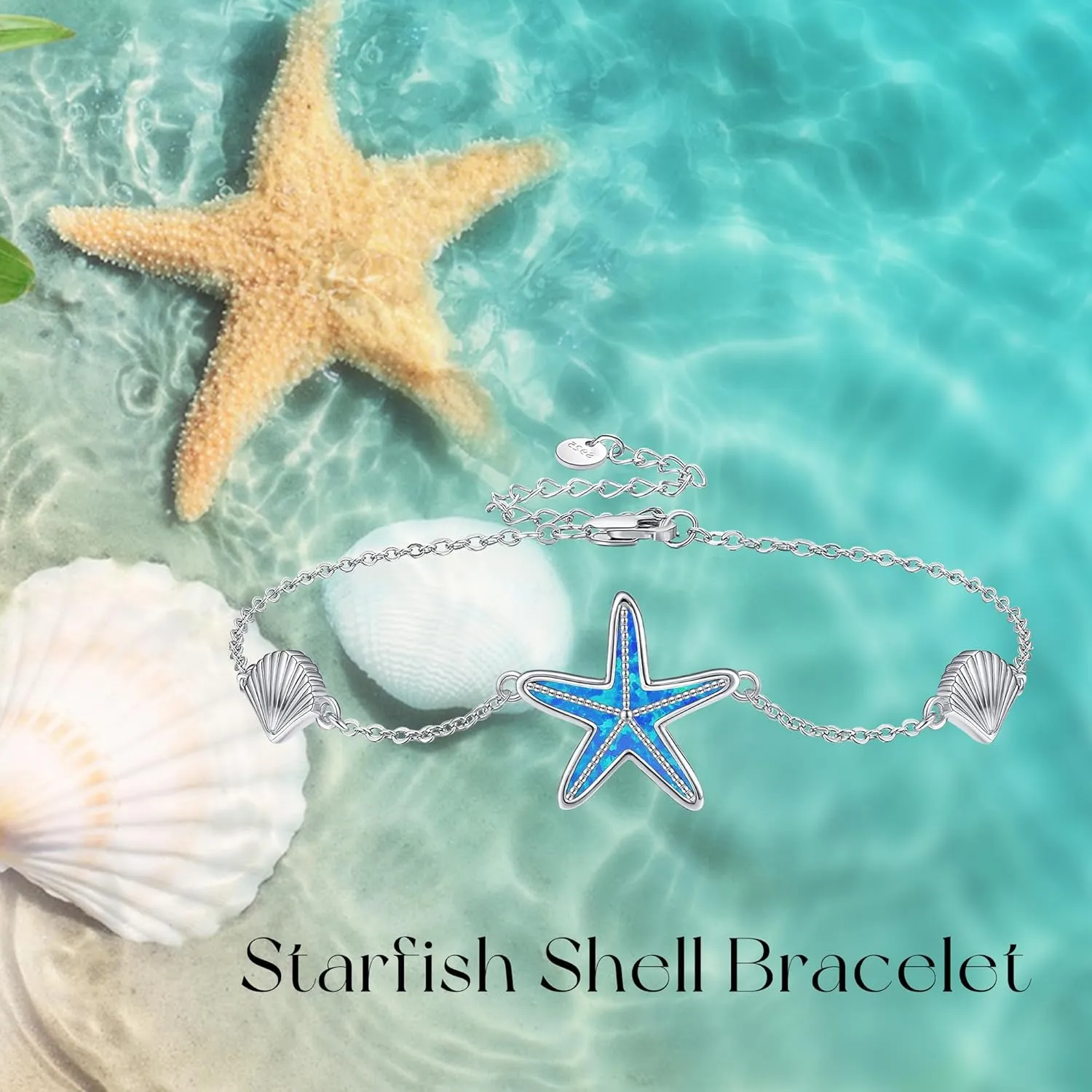 MONGAS Compass/Skull/Lotus/Evil Eye/Daisy/Starfish/Mermaid/Ladybug Bracelet Sterling Silver Tree of Life/Horseshoe/Octopus/Bee Bracelet Wave/Cat/Octopus Jewelry for Women