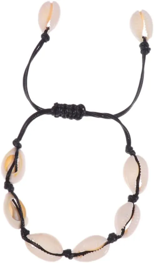 NOLITOY Natural Shell Hand Knitted Bracelet Elegant Women Decoration Jewelry for Beach Party and Everyday Wear Unique Handmade Chain Design present for