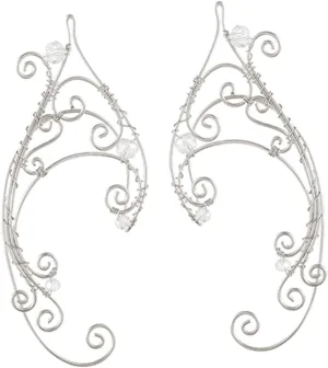Non Piercing Silver Ear Cuffs for Women Earring Cuffs and Wraps for Ears