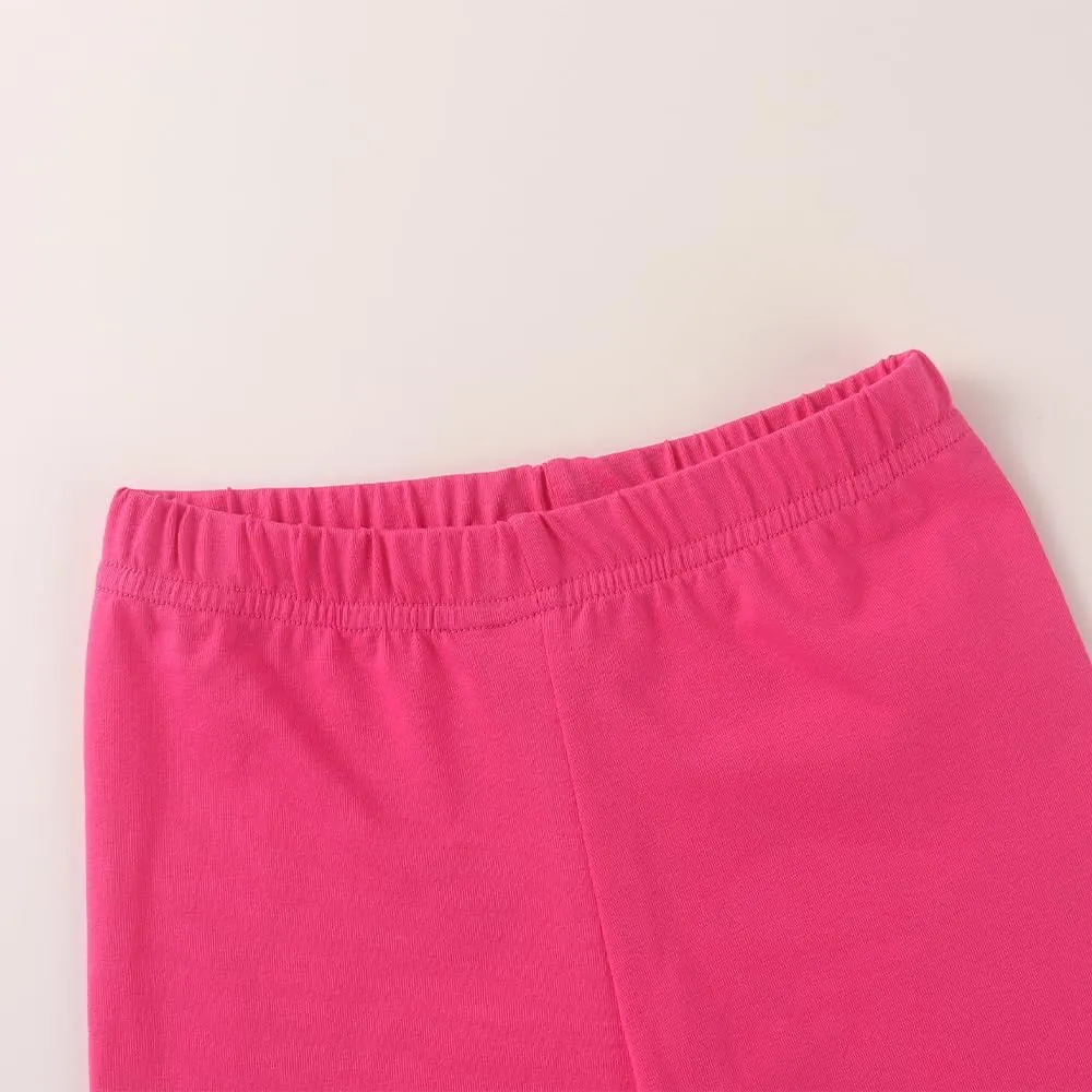 Noomelfish Girls Ruffle Leggings Tulle Bell Bottoms Flare Pants Trousers (3-10 Years)