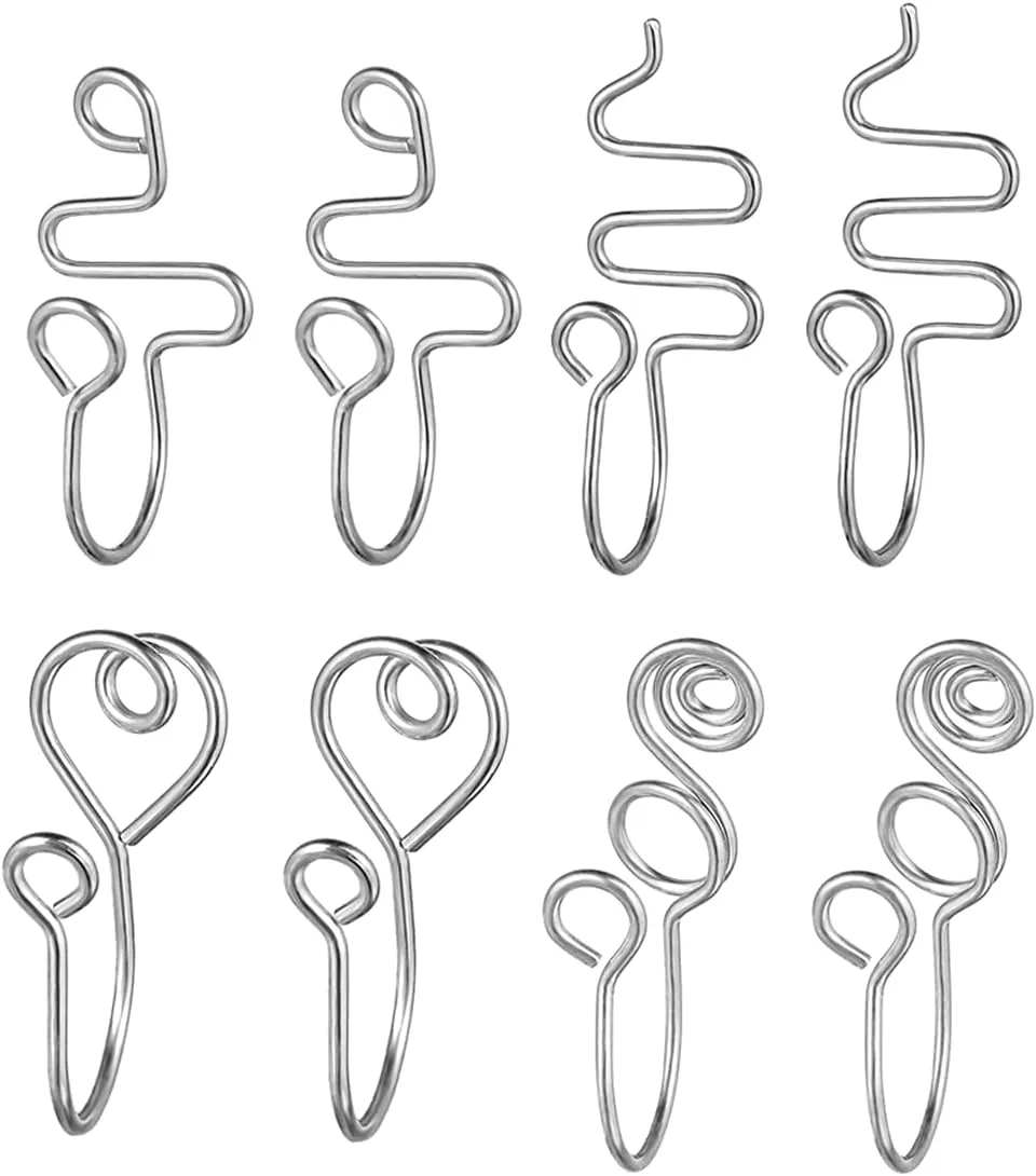 Nose Cuff Non Piercing African Clip Nose Ring Set Fake Nose Rings for Women Nose Cuffs for Non Pierced Nose