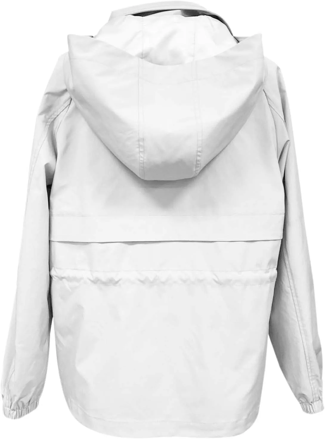 Outdoor Hiking Jacket With Hood Breathable Raincoat For Trekking & Leisure Mid Length Windbreaker Coat