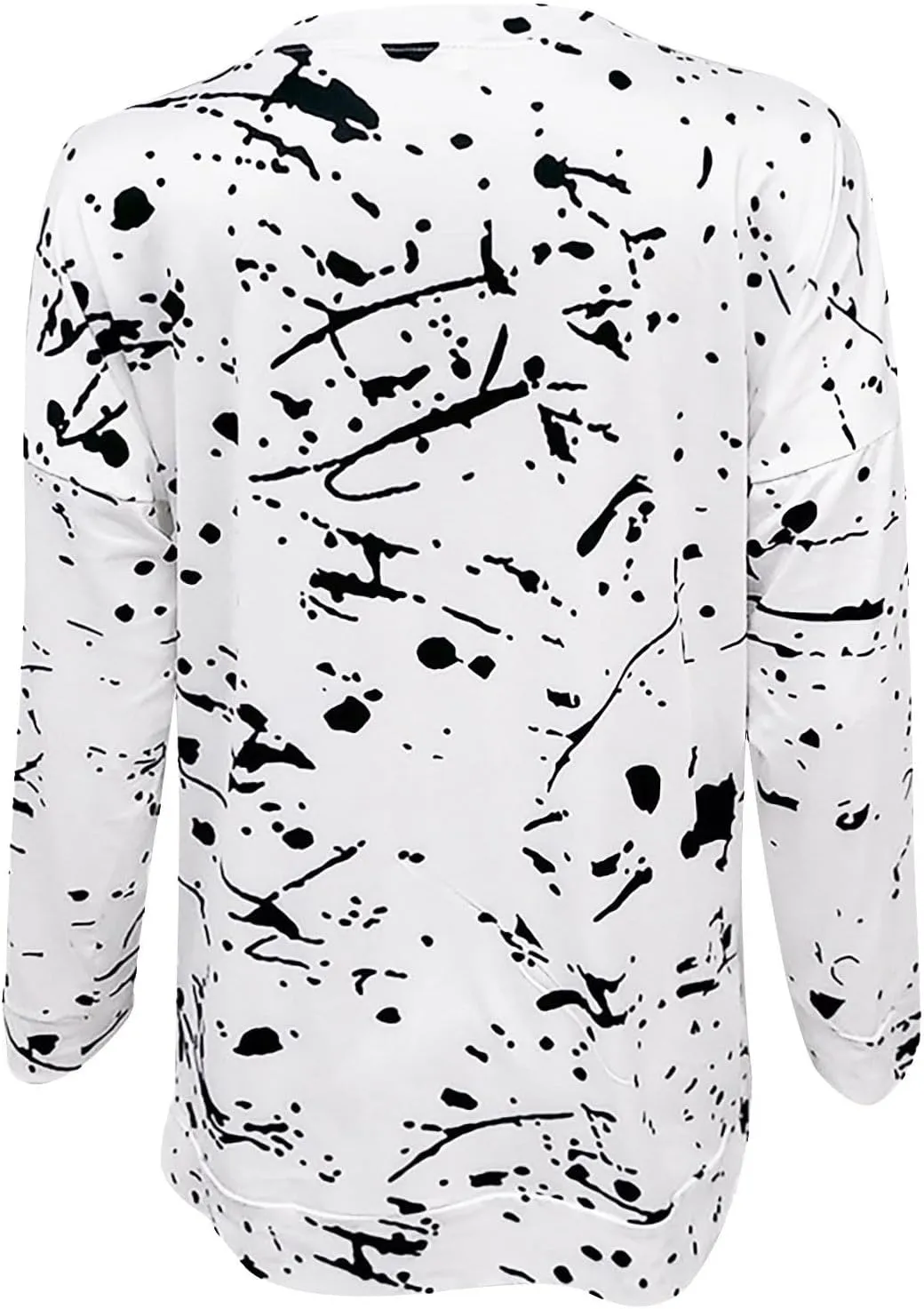 Oversized Sweatshirt For Women Plus Size Long Sleeve Fall Tops Side Split Crewneck Pullover
