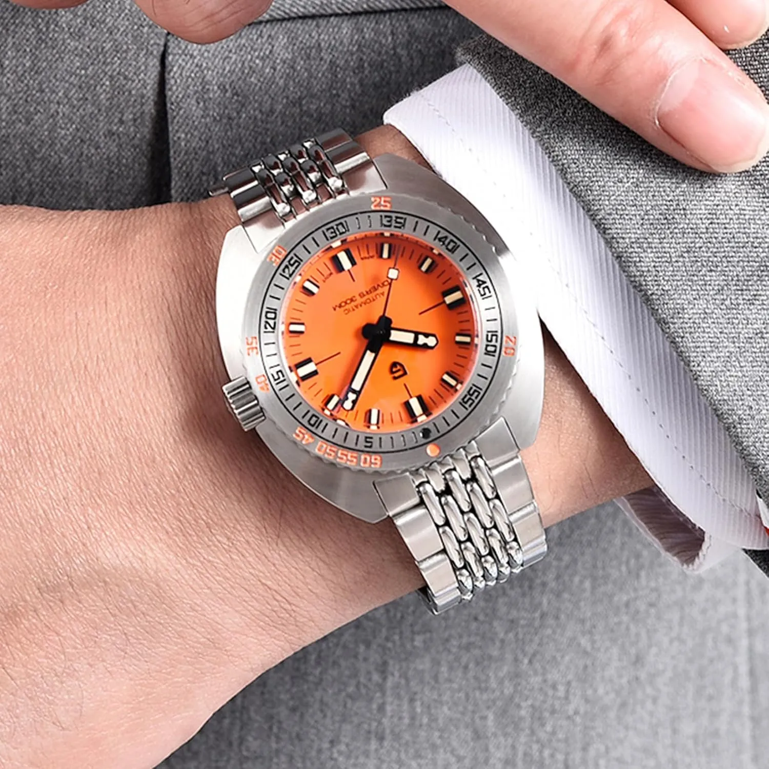 Pagani Design Men's watches Luxury Automatic Watch Japan NH38 Movement 42MM Sapphire Glass Waterproof Luminous Sport Watch