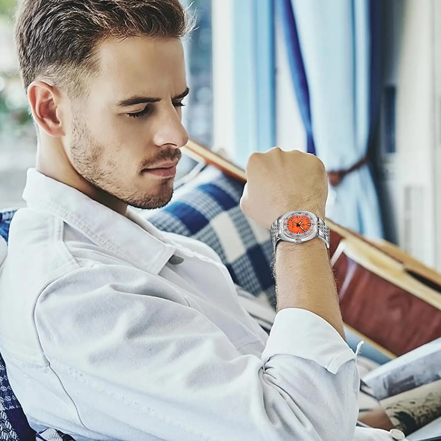 Pagani Design Men's watches Luxury Automatic Watch Japan NH38 Movement 42MM Sapphire Glass Waterproof Luminous Sport Watch