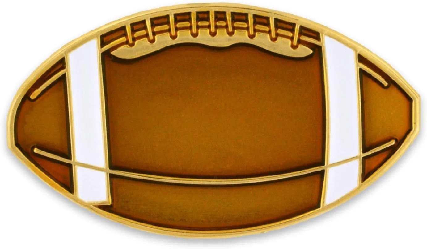 PinMart Football Sports Enamel Lapel Pin