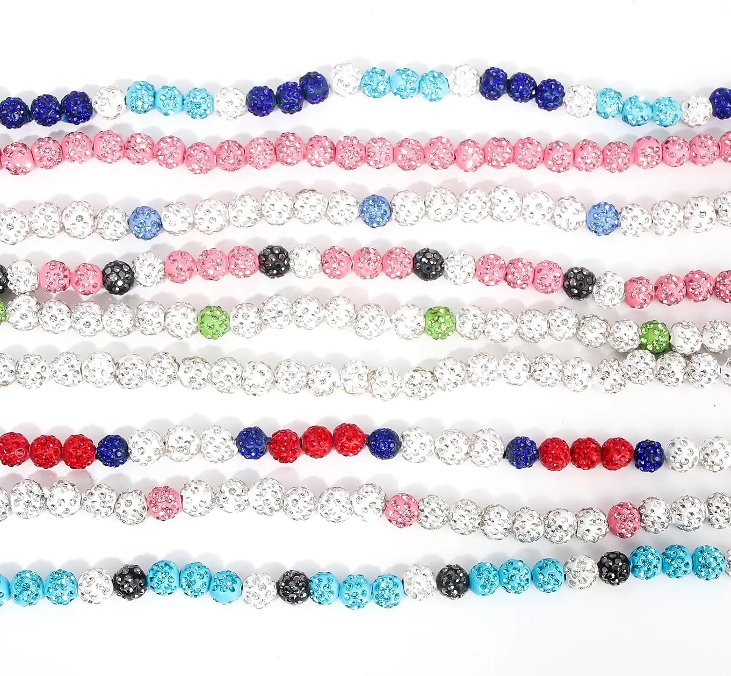 Rhinestone Baseball Bead Necklace - Bling Ice Collection Baseball Chain Necklace - Inspired Gift for Women Men
