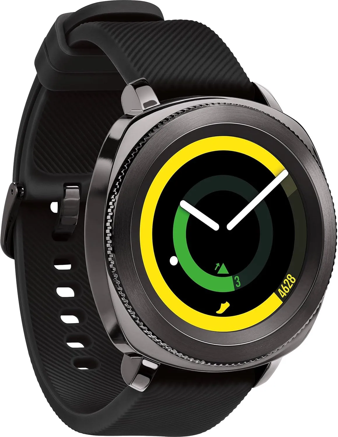 Samsung Gear Sport Smartwatch, Black (SM-R600NZKAXAR) (Renewed)