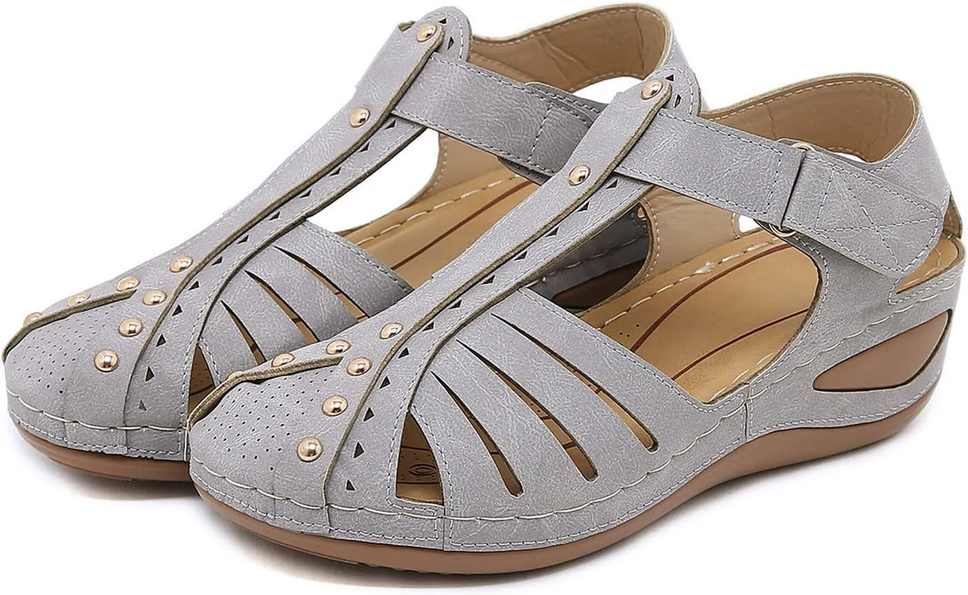 Shoes for Bunions and Wide Feet Sandalias Para Mujer Elegantes Blancas Sandals for Women Dressy Orthopaedic Shoes for Women Arch Support Flip Flops Women 1 Inch Heel Sandals for Women
