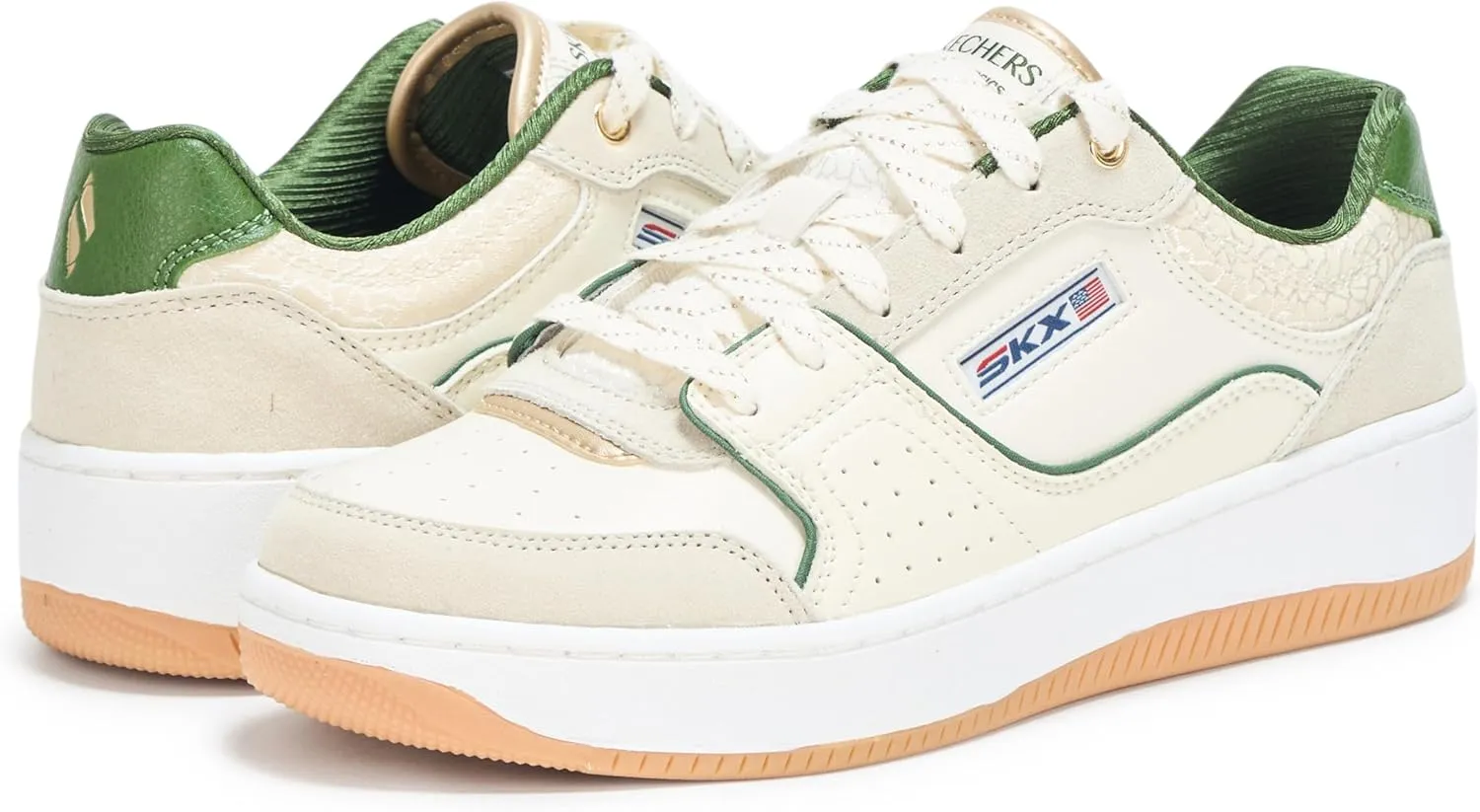 Skechers Women's Sport Court 2.0-Metallic Brea Sneaker