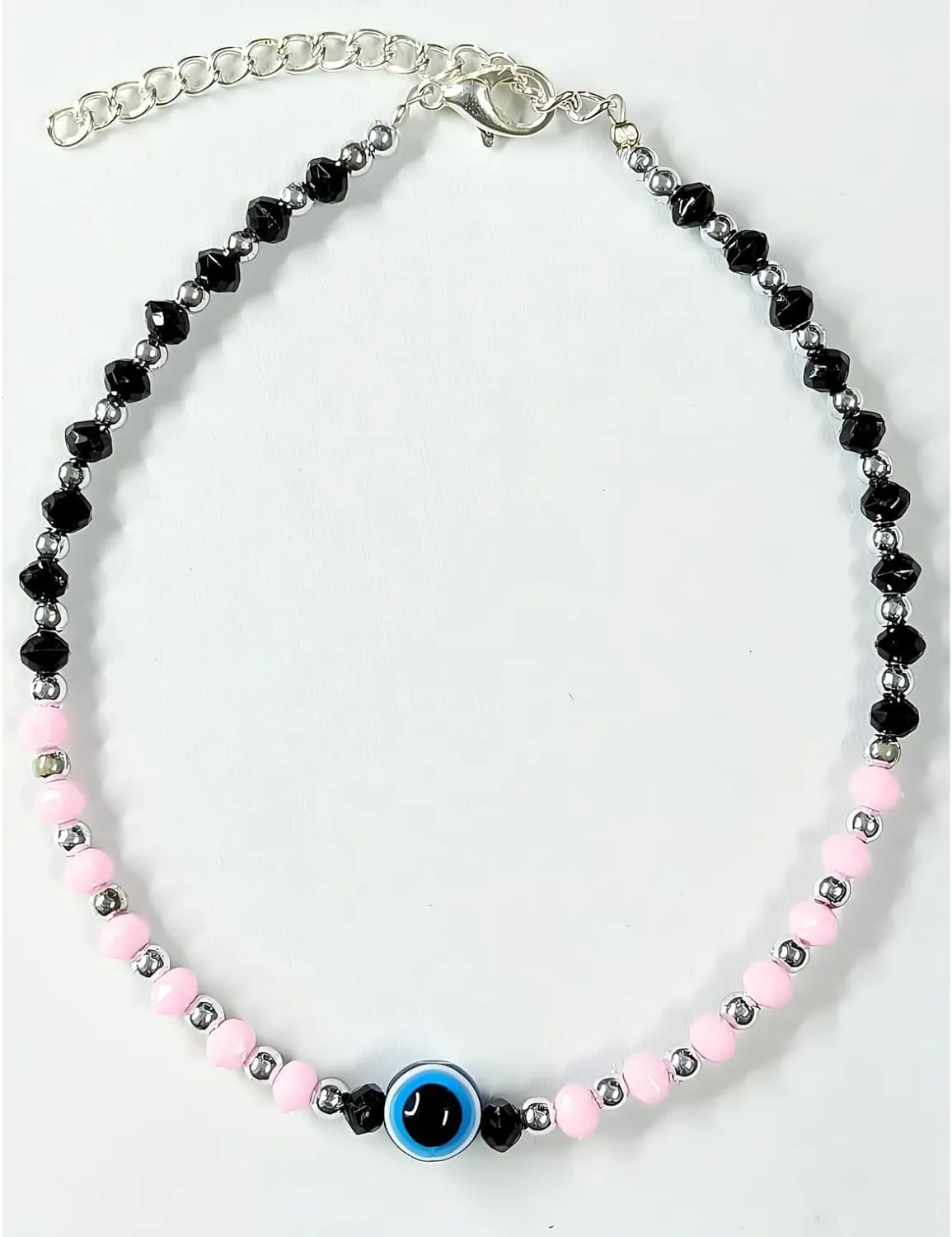 Small Bead Waterproof Anklets for Women Beach Foot Ankle Bracelet Cute Colorful Friendship Beaded Anklets 9 inches