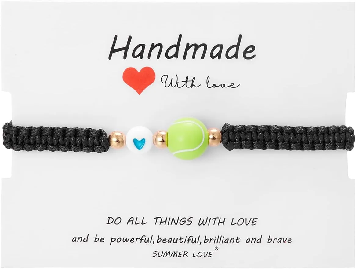 Soccer Football Basketball Baseball Bracelet Gifts for Women Men Birthday Graduation Gifts for Sport Lovers Bracelet Sport Jewelry Bracelets