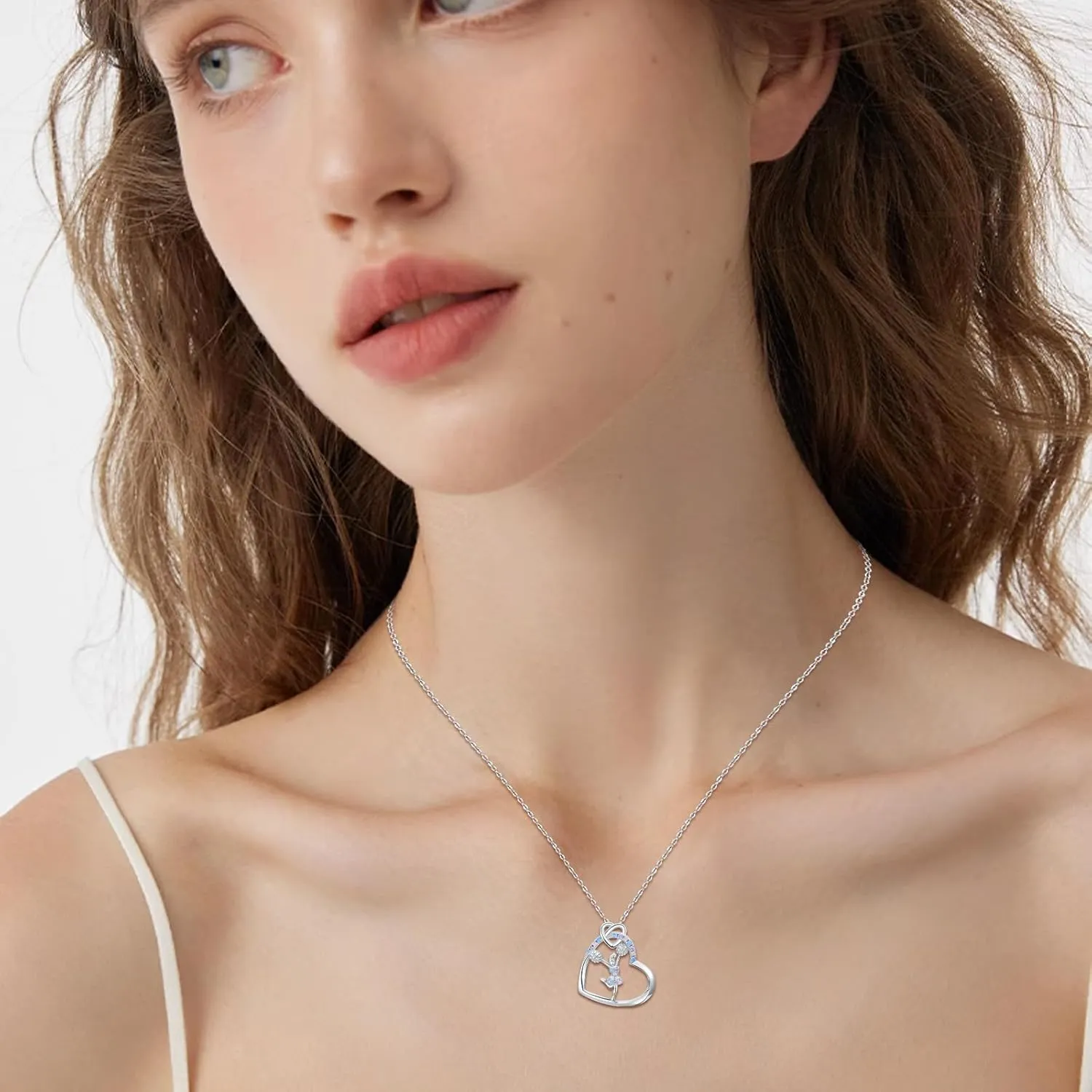 Sport/Music Necklace for Women 925 Sterling Silver Crystal Pendant Tree of Life Jewelry Gifts for Sport Players