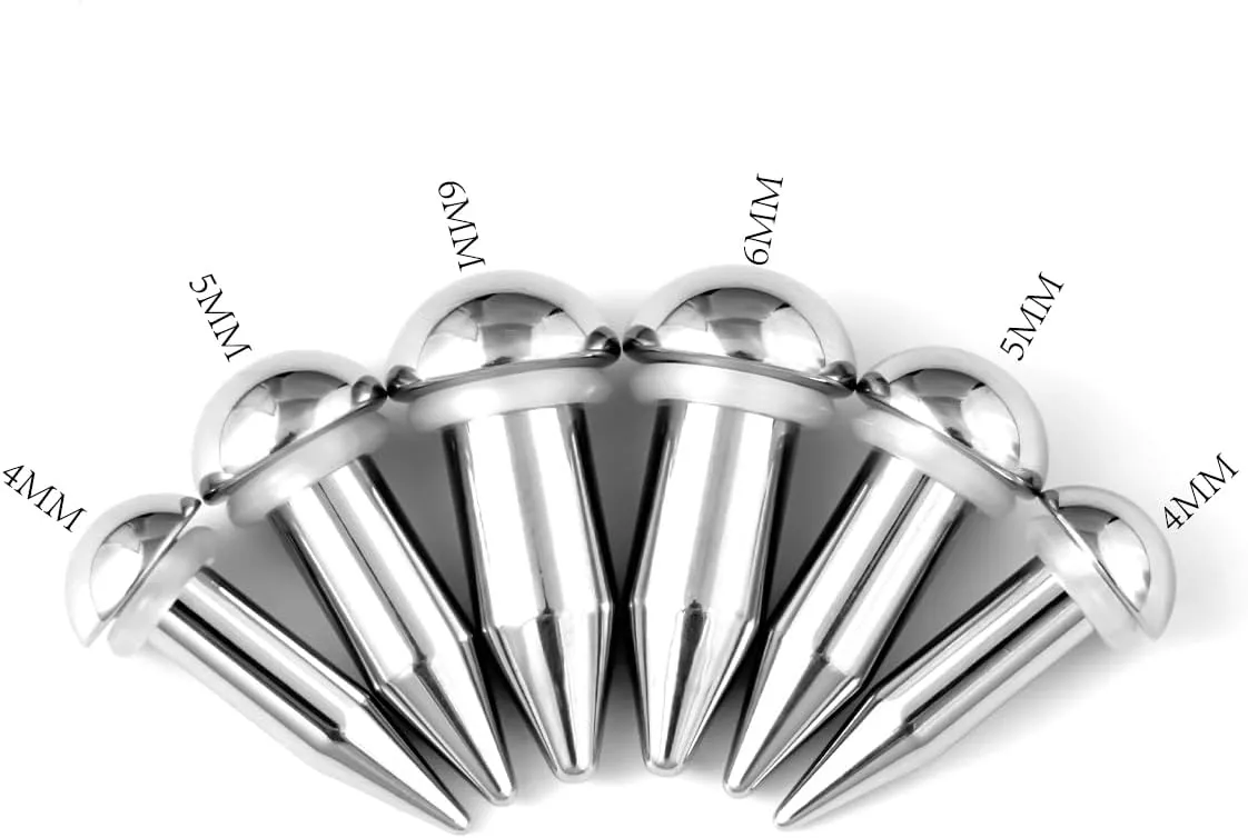 Stainless Steel Stretching Kit Short Taper Expander O-Ring Round | Flat Top Body Piercing Jewelry Small Size Black | Silver Set