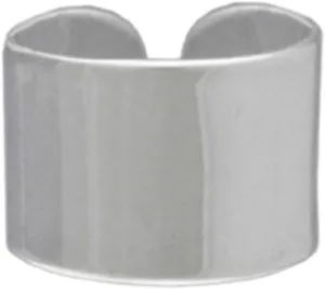 Sterling Silver High Polished Plain Band Middle Ear Ear Cuff