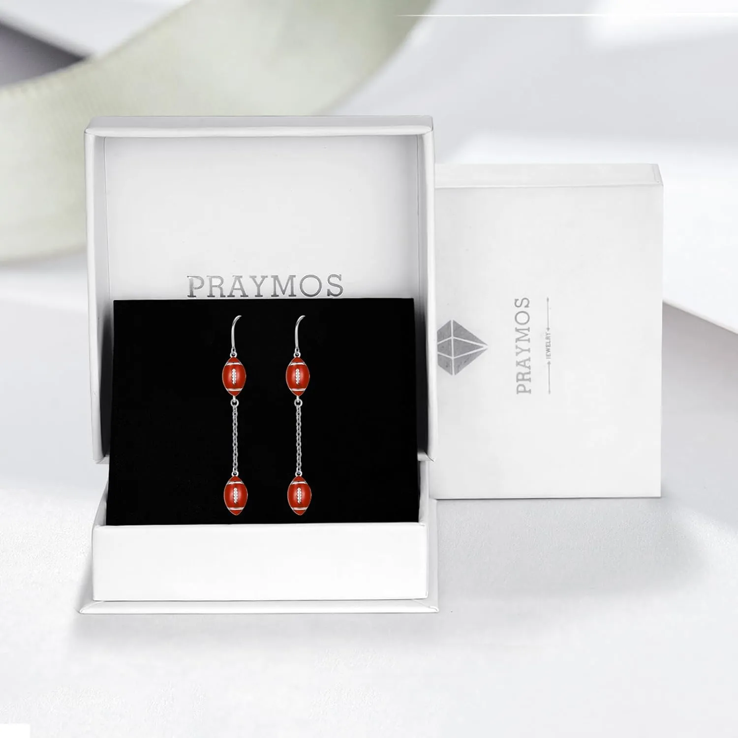 Sterling Silver Sport Earrings for Sport Lovers Dangele Soccer/Football/Baseball/Tennis/Volleyball Earrings Sport Jewelry Gift