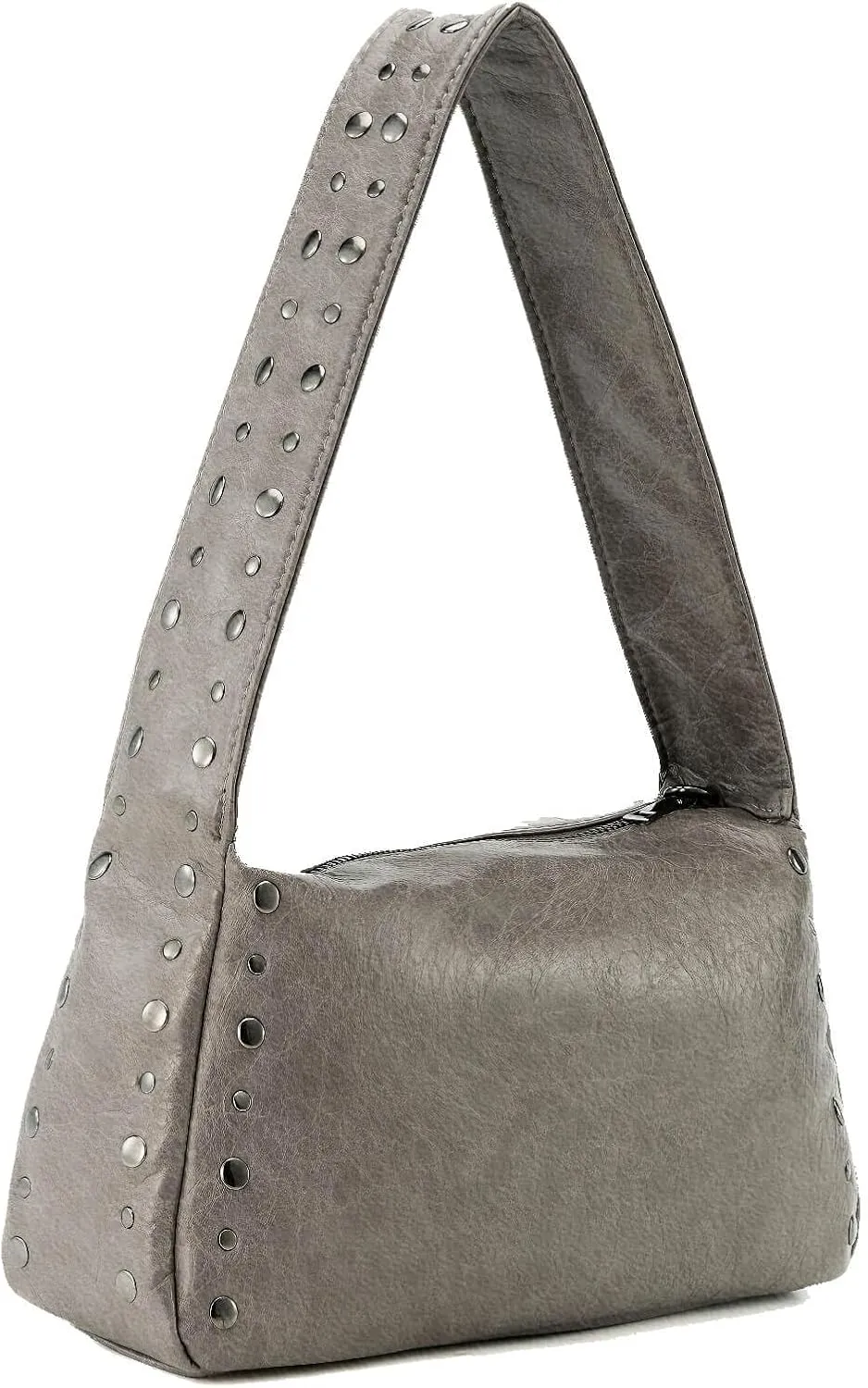 Studded Purse Y2k Purses For Women Black Shoulder Crossbody Bag Cute Trendy Vegan Leather Handbag