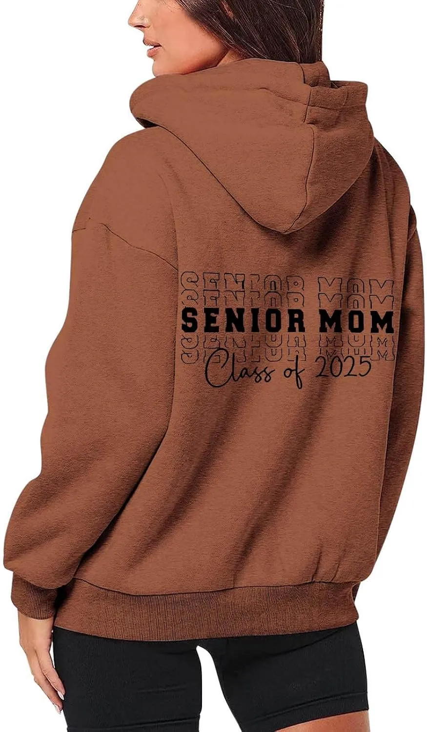 Sweatshirt for Women Senior Mom 2025 Womens Zip Up Hoodies Long Sleeve Fall Oversized Sweatshirts