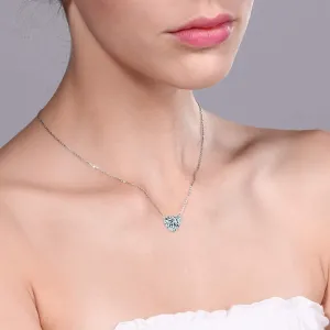 The Diamond Deal 1/4 Carat - 5 Carat | IGI Certified Lab Grown Diamond floating Pendant Necklace For Women | 14K White, Yellow Or Rose Gold | Lab Created Solitaire Lab-Grown Diamond Pendant Necklace
