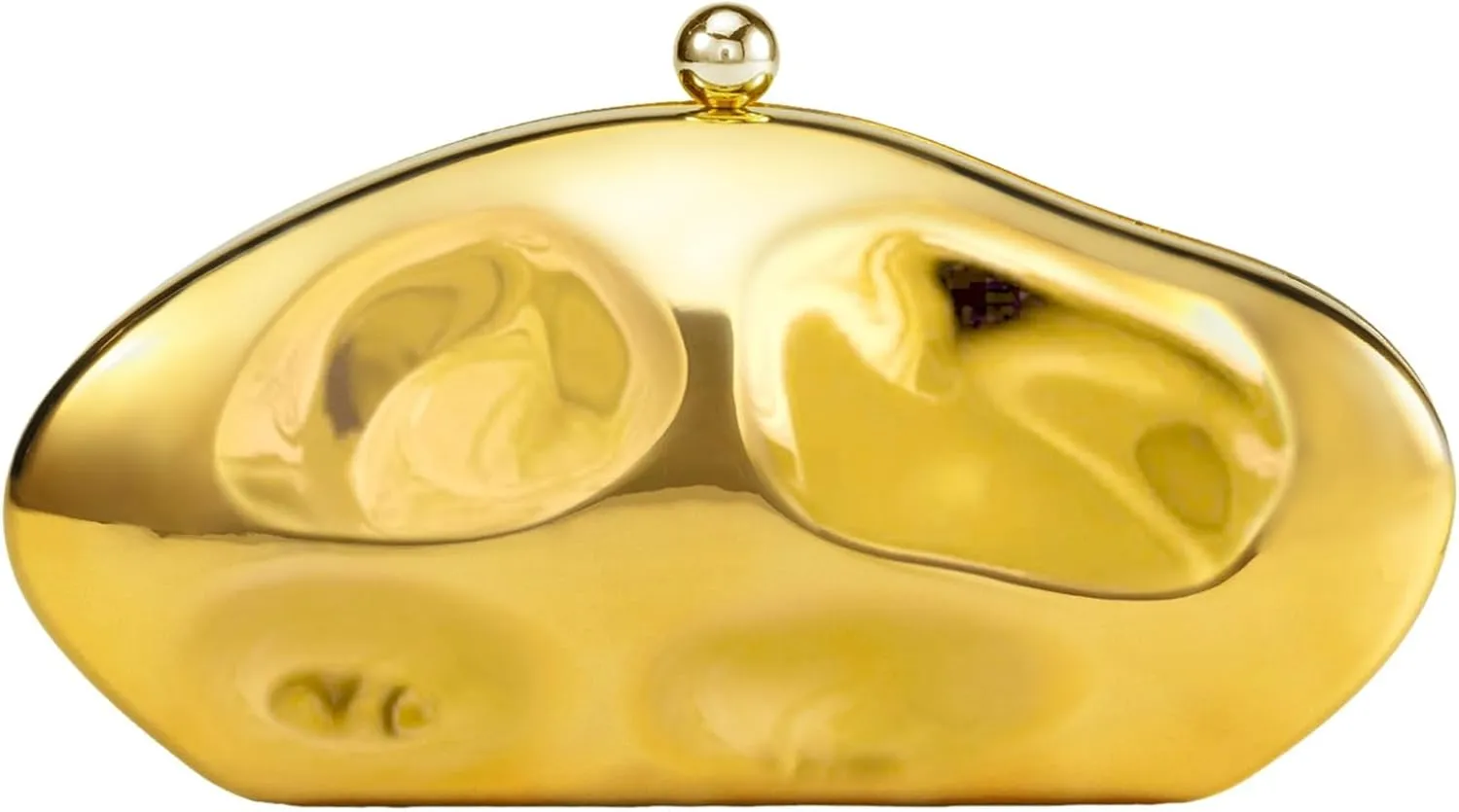 Tmore Acrylic Clutch Purses for Women Metallic Clutch with Chain Acrylic Evening Bag for Wedding