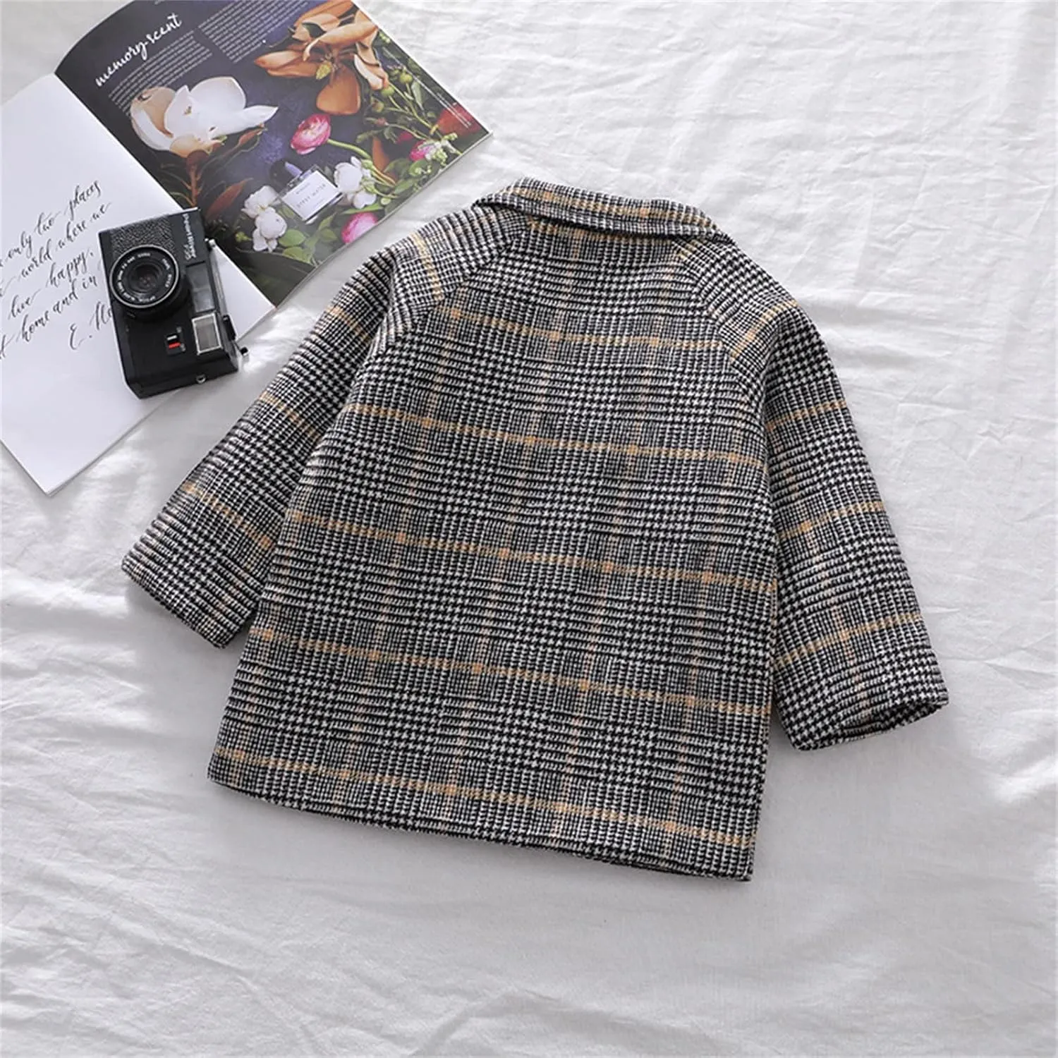 Toddler Baby Girl Spring Double Breasted Trench Coat Dress Long Sleeve Windbreaker Outerwear Trench Coat