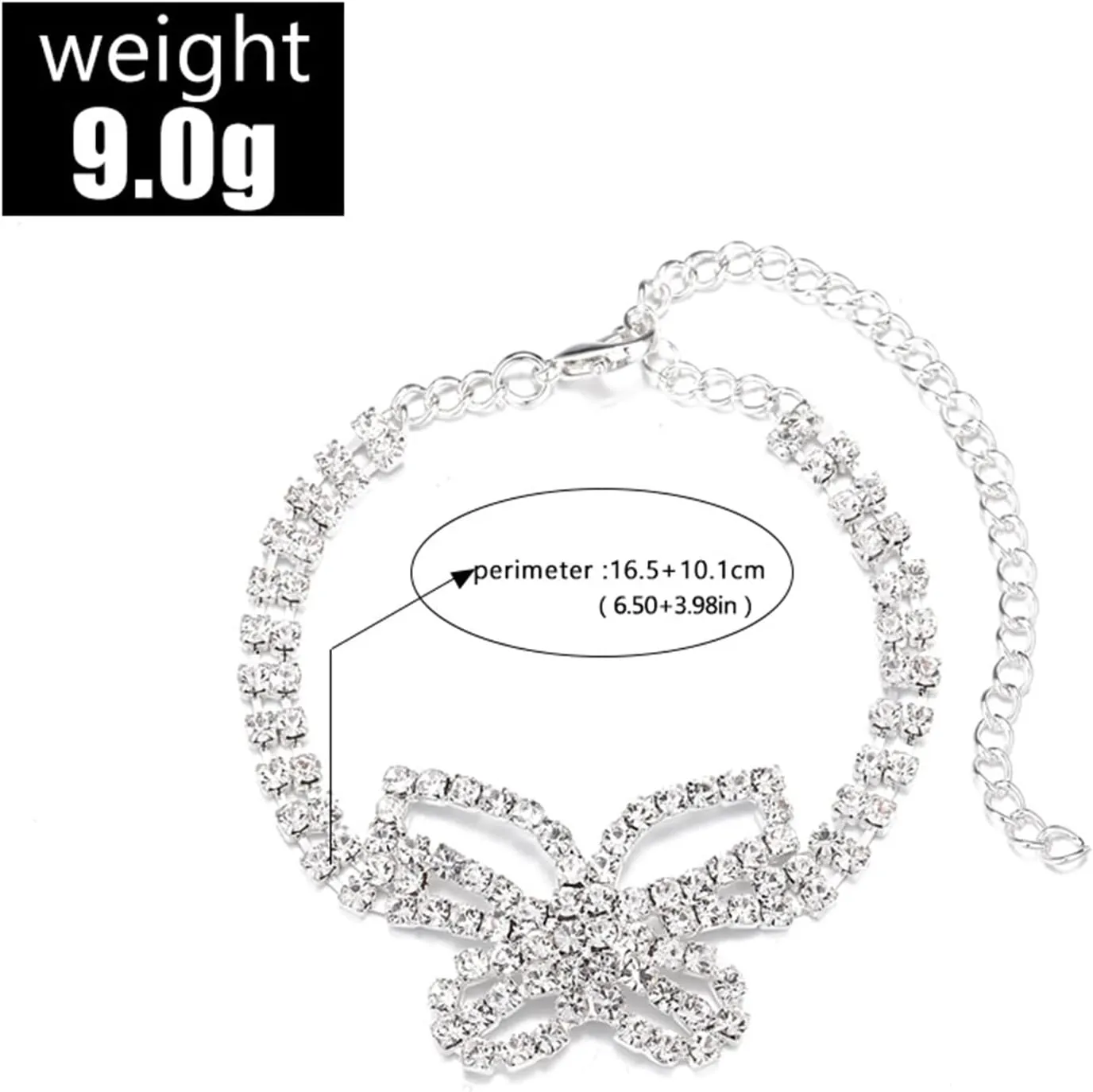 Valentine's Day Bracelet Holder Anklet Original Anklet Layered Pendants Exquisite Faux Anklet Beaded Anklet Name Bracelet for