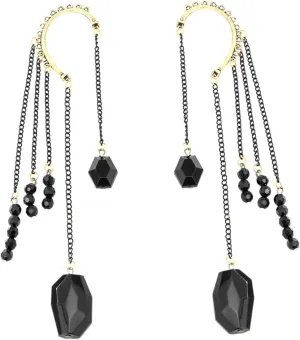 VALICLUD 1 Pair Long Chain Tassel Ear Cuff Earrings for Women Non Pierced Ear Accessories Fashionable Design for Parties and Daily Wear