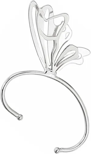 VALICLUD Non Piercing Butterfly Wing Ear Cuff Clip on Earring for Women Fashionable Accessory for Party Wedding Christmas