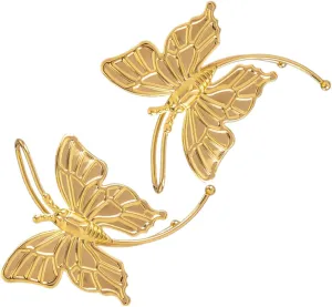 VALICLUD Unique Butterfly Ear Cuff Boho Earring for Women Fairy Earrings Fashion Statement for Teens