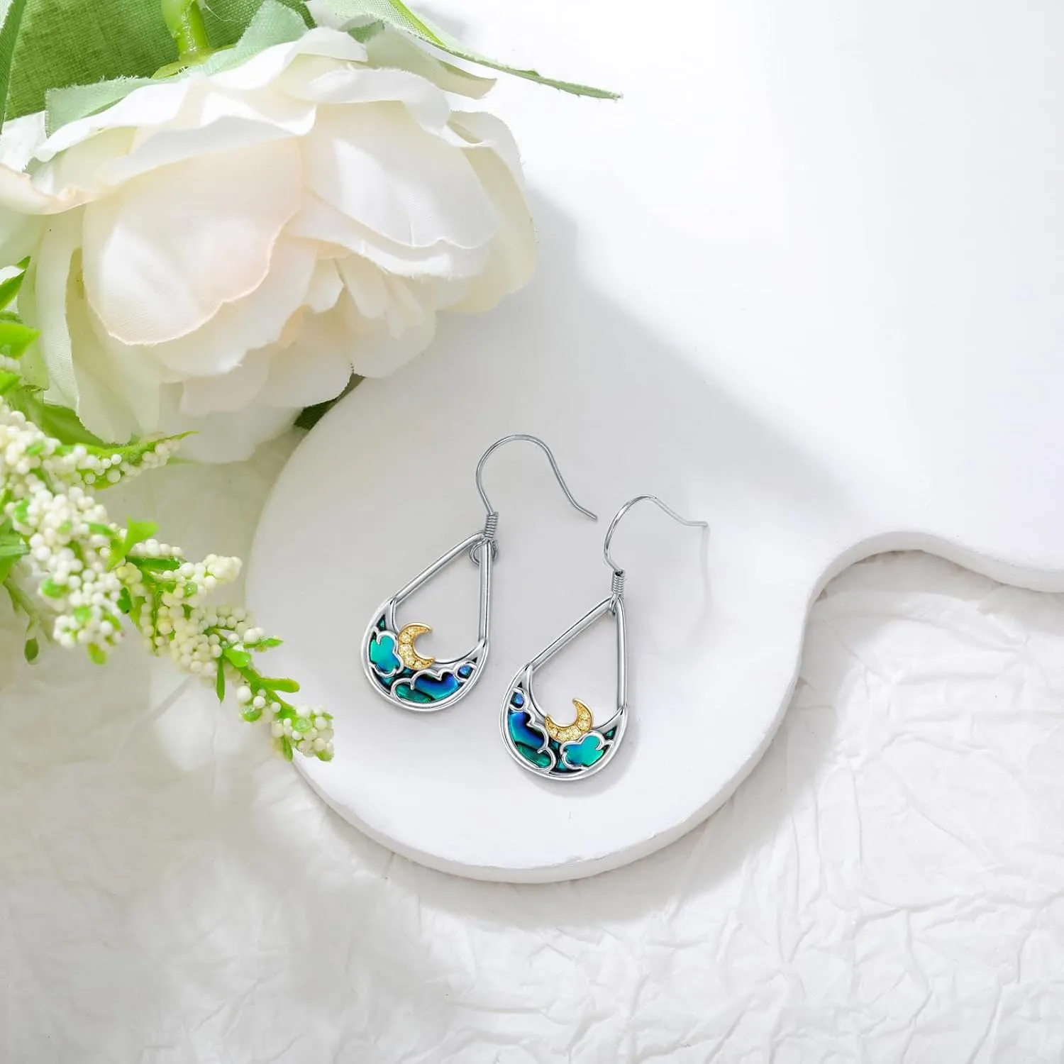 Women Ladies Earrings 925 Sterling Silver Drop &Dangle Earring Stud Hypoallergenic Jewelry