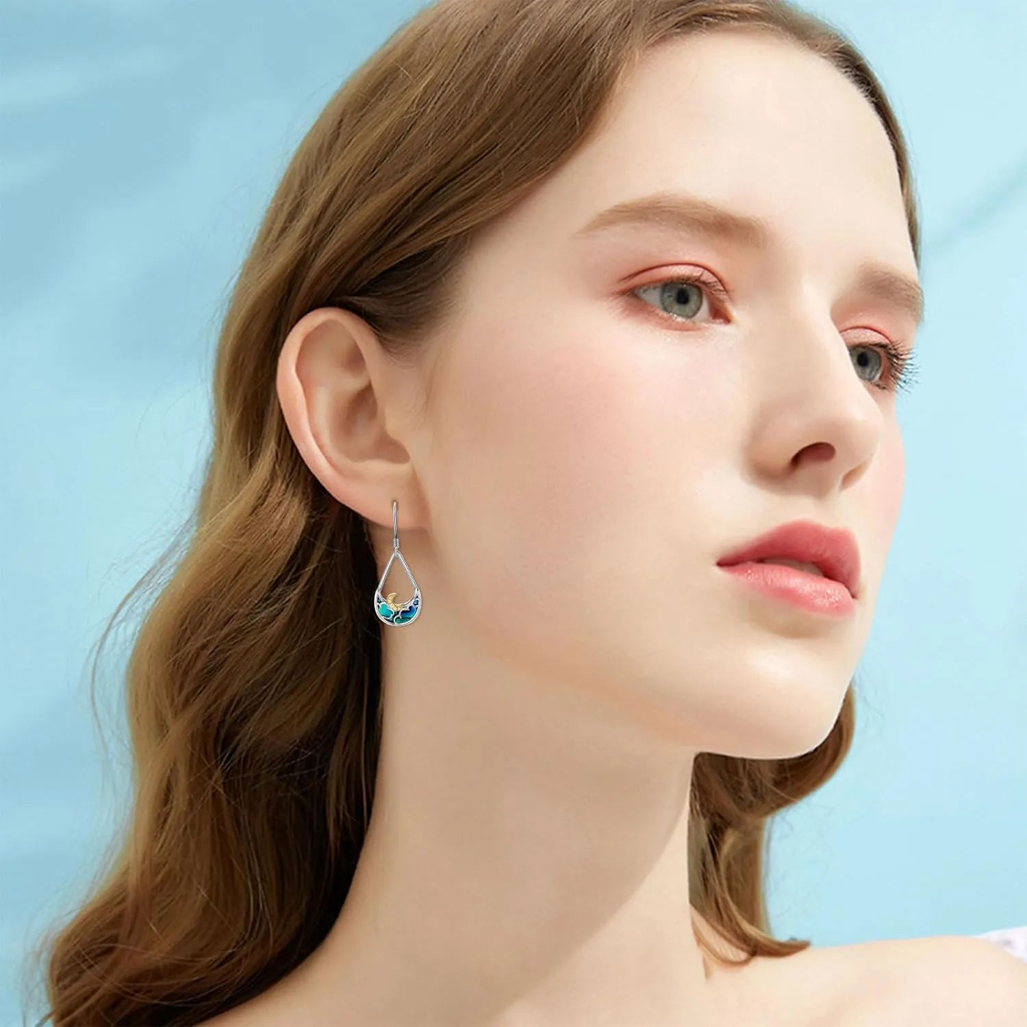 Women Ladies Earrings 925 Sterling Silver Drop &Dangle Earring Stud Hypoallergenic Jewelry