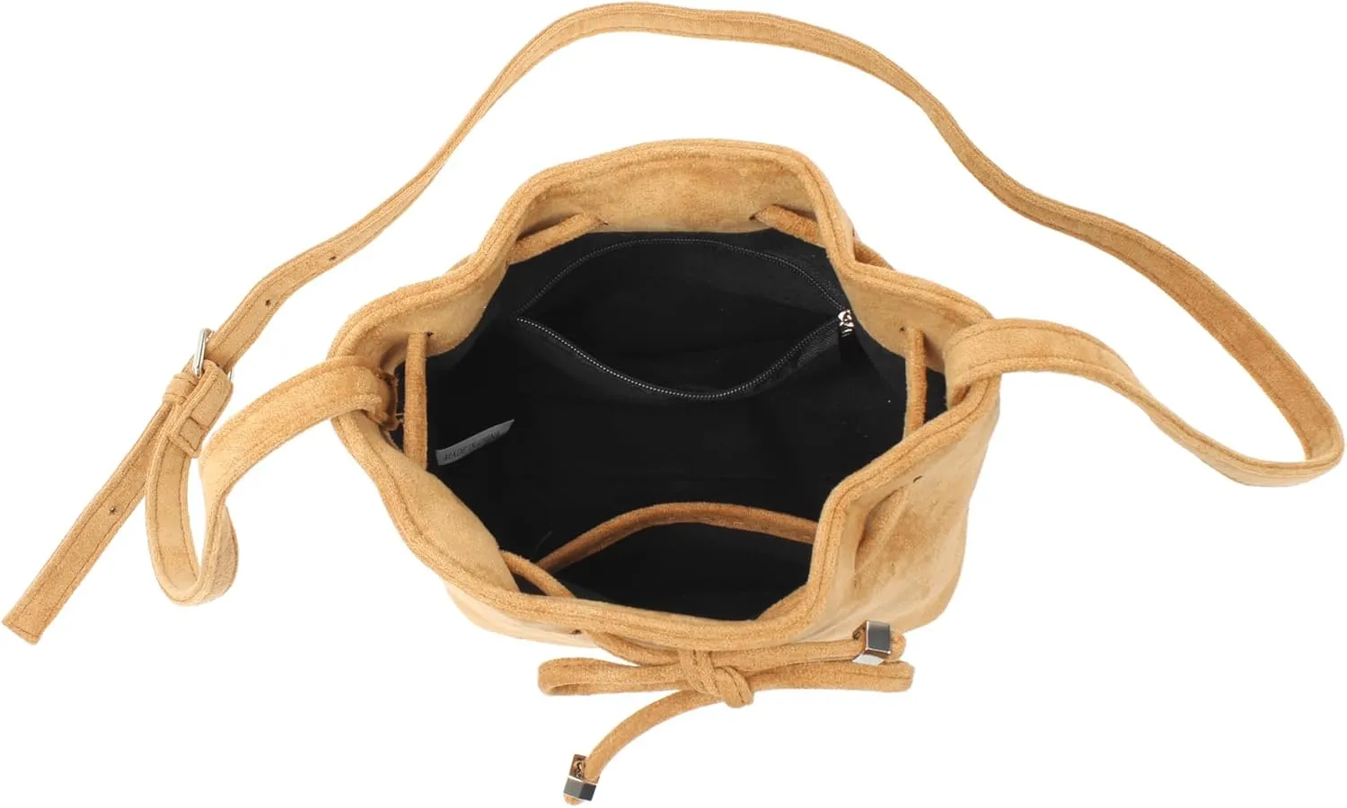 Women's Bucket Handbag Soft Leather Hobo Shoulder Lightweight Satchel Crossbody Purse (08045 Beige)