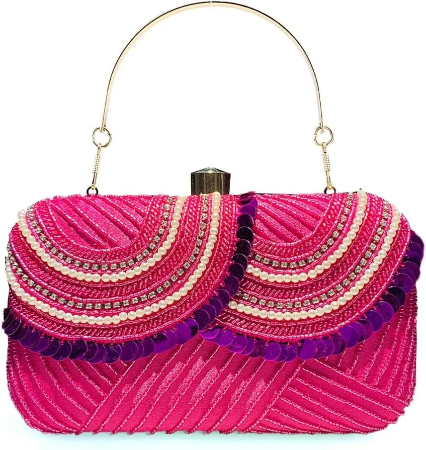 Womens Clutch Bag Purse Luxury Handbag Patchwork Evening Bags Wedding Handbags for Bridal Shoulder Bag