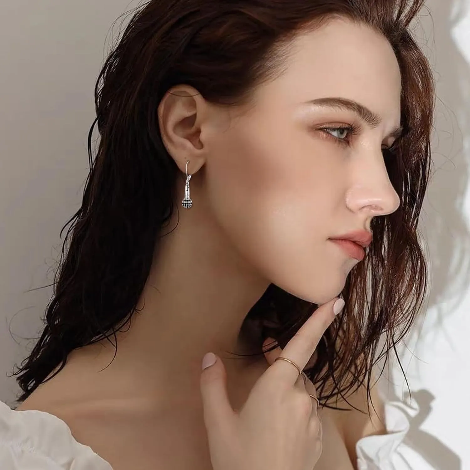 YFN Sport and Music Earrings Sterling Silver Sport Lover Music Lover Jewelry Gifts for Women Men